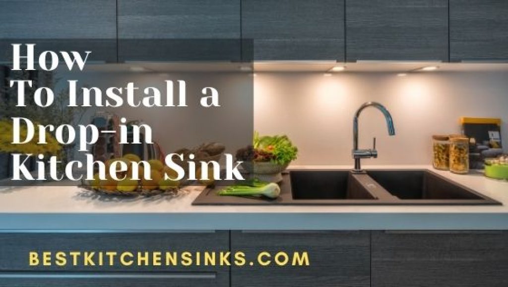 How to install undermount (counter top) kitchen sink