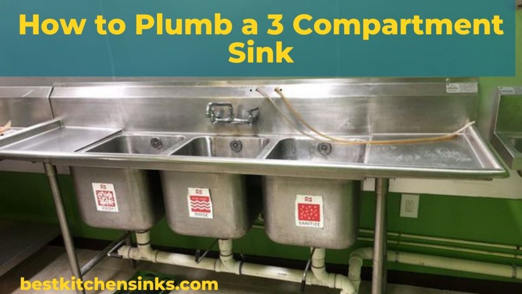 3 compartment sink plumbing	

