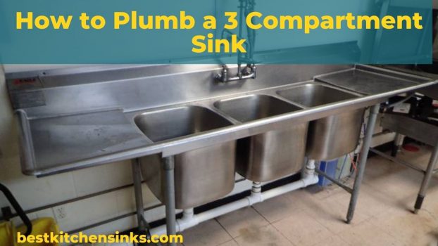 How to plumb a 3 compartment sink