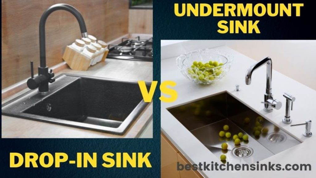 undermount vs topmount kitchen sink