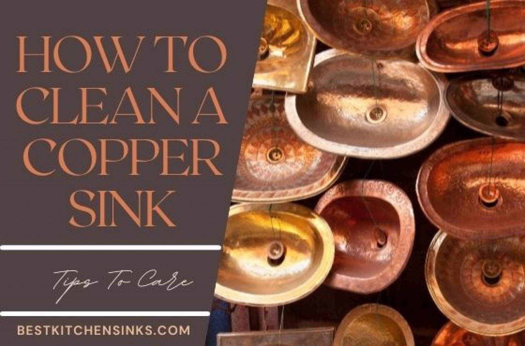 cleaning copper bowl kitchen sink